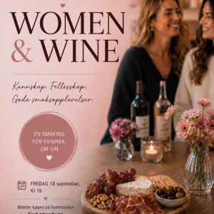 Women & Wine: Wine med Hege Petterson 18.09.2026